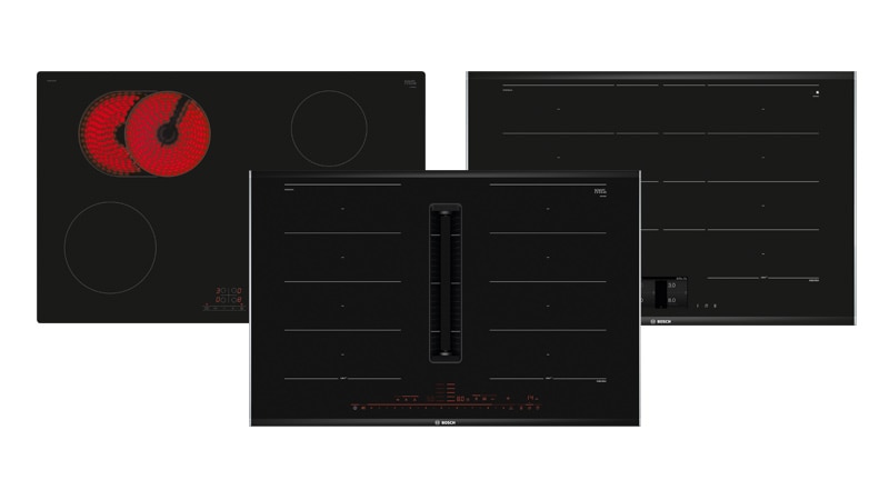 Tables de cuisson à induction et électriques